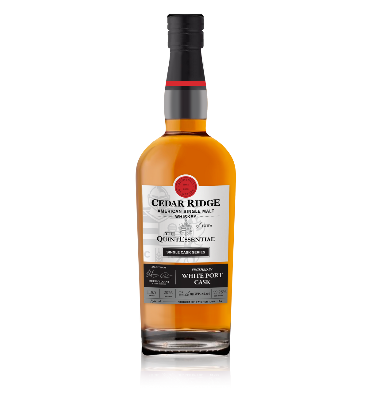 Cador Rida QuintEssential Single Cask Series - White Port – Cedar Ridge Distillery
