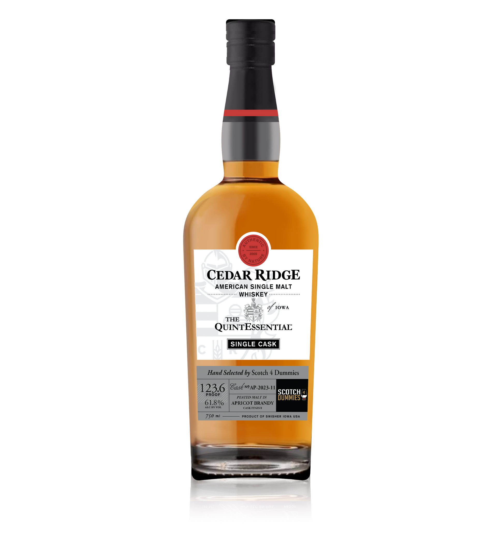 国台酒38% 750ml The QuintEssential - Peated Malt in Apricot Brandy, Selected by